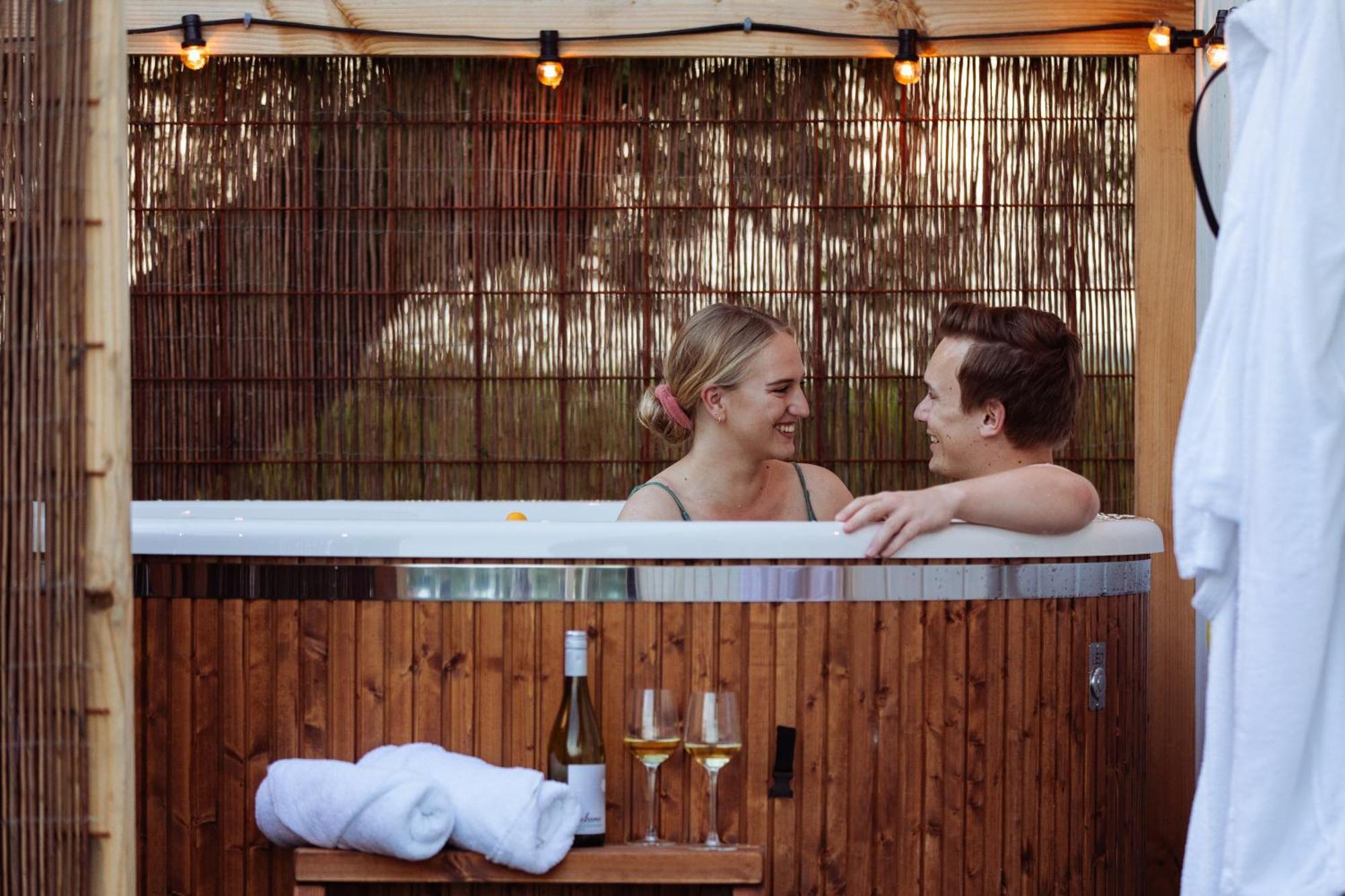 Tiny House - Optioneel Met Hottub Apartment ด็อคคุม ห้อง รูปภาพ
